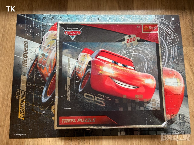 Продавам пъзел Trefl Lightning Mcqueen 200 части, снимка 4 - Игри и пъзели - 53211913