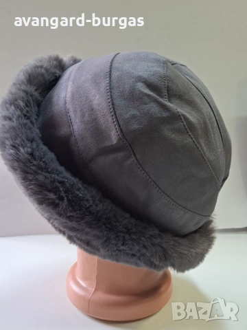 326 Дамска шапка лукс - калпак , снимка 2 - Шапки - 52530109
