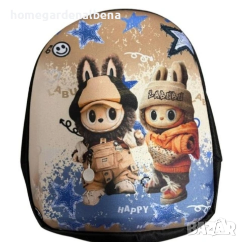 Детска раница Labubu 3D — 9 модела, 33×27×15 см, снимка 8 - Раници - 54125078