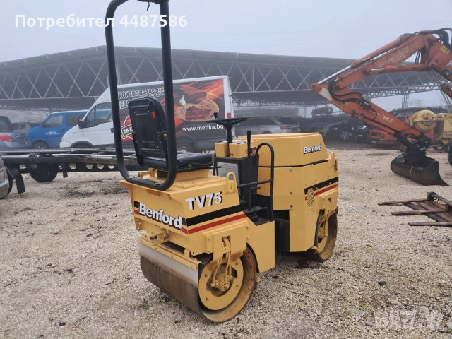 Двубандажен вибрационен валяк Benford/Terex/TV75, снимка 5 - Индустриална техника - 53262483