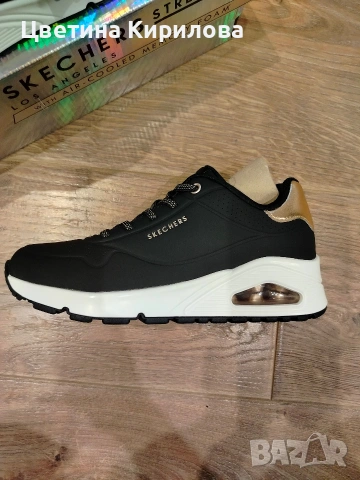 Дамски маратонки Skechers черни 35.5номер