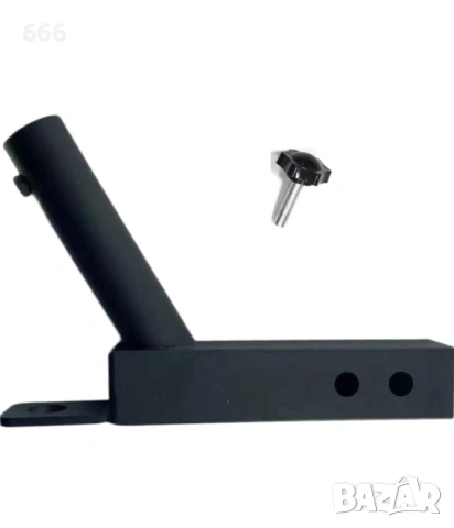 Универсален държач за флагшток за теглич