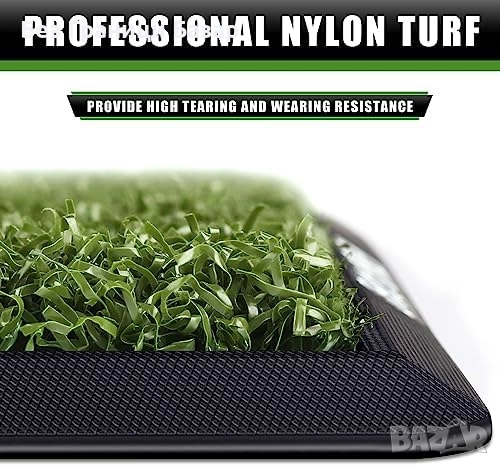 Нова Голф тренировъчна изкуствена тревна подложка + гумено и пластмасови тий, снимка 4 - Голф - 52227381