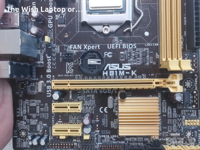 ASUS H81M-K + процесор , снимка 3 - Други - 53485239