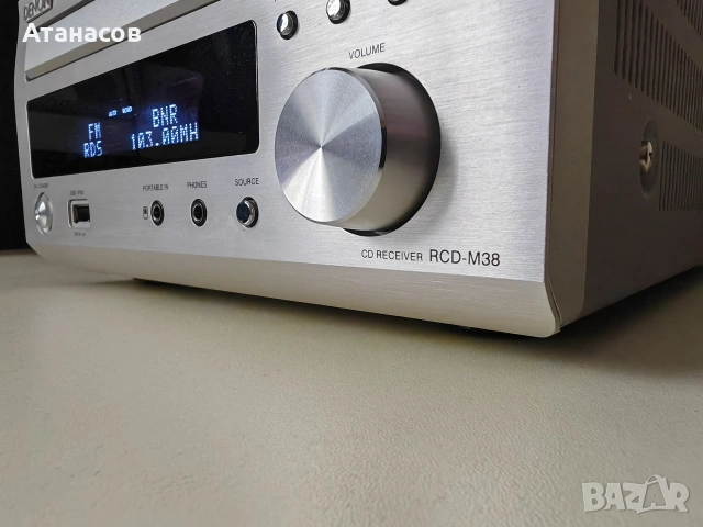 Denon RCD M 38 с дистанционно и тонколони SC M Denon , снимка 10 - Аудиосистеми - 53933107