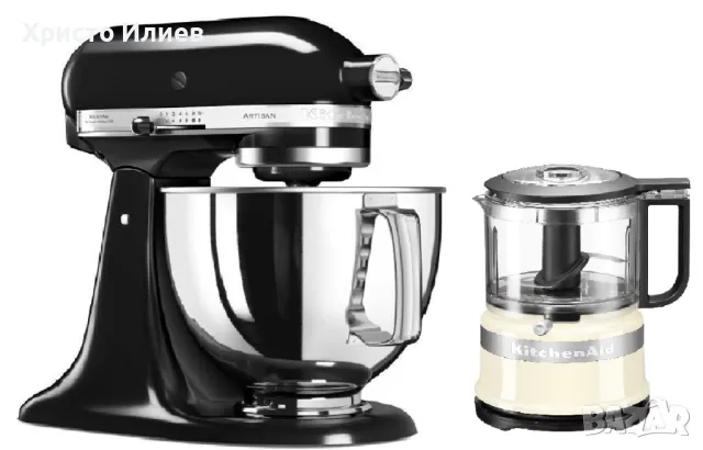 Планетарен миксер KitchenAid Artisan и Чопър комплект , снимка 1 - Миксери - 47980274