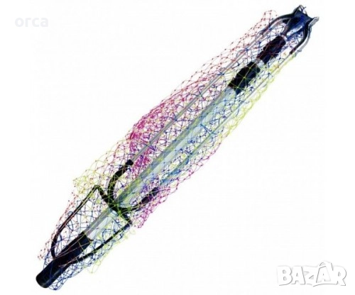 Кеп за риболов с глава корда 60см телескопична дръжка 2.50м, снимка 2 - Такъми - 51486270