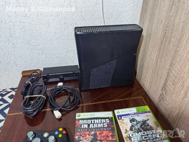Xbox 360 s пълен комплект , снимка 3 - Xbox конзоли - 49697526