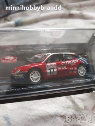 Citroen Visa 1000 Pistes Citroen Xsara WRC 1.43 Rally Monte Carlo Eaglemoss  Top  Models., снимка 15 - Колекции - 46730457