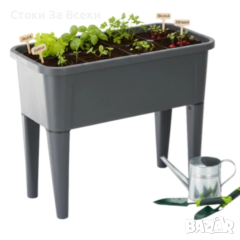 Сива оранжерийна маса с капак за разсад, снимка 7 - Саксии и кашпи - 53884038