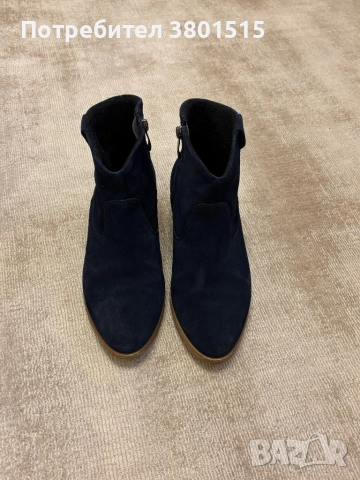 Боти в тъмно синьо, снимка 4 - Дамски боти - 52015508