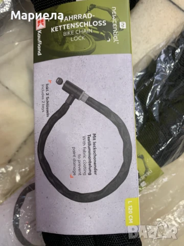 Верига за заключване на велосипед 120см., снимка 3 - Аксесоари за велосипеди - 50778508