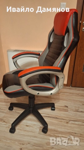 #Геймърски стол #Гейминг стол #Кожен стол #Компютърен стол #Офис стол, снимка 7 - Столове - 54231672