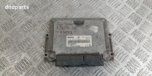 Компютър Fiat Stilo 1.9JTD 2002г.	, снимка 1 - Части - 47486277