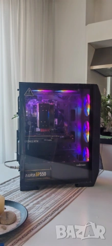 ПродавамГеймърско РС Ryzen 5 5600/24GB/512GB SSD+1TB HDD/RTX 2070 Super/Гаранция, снимка 6 - Геймърски - 53783318