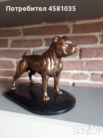Фигура на Американски питбул, снимка 6 - Статуетки - 51552642