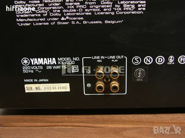 Дек Yamaha kx-1200 /1 , снимка 9 - Декове - 49820477