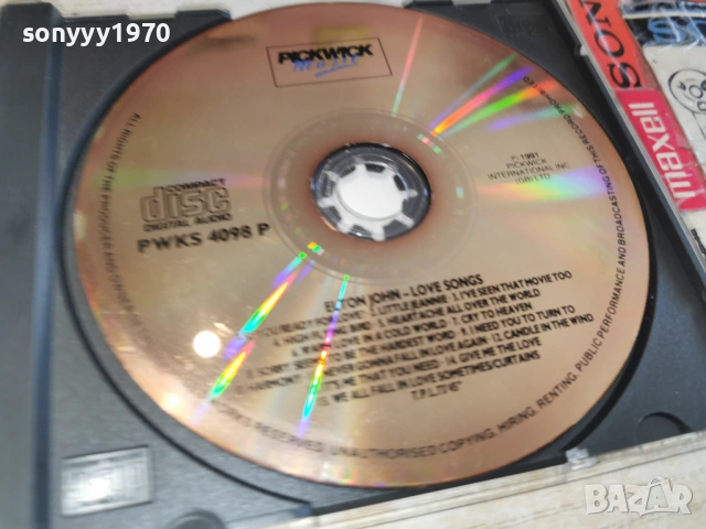 ELTON JOHN CD-ВНОС GERMANY 0603261715H2E6R, снимка 5 - CD дискове - 53737279