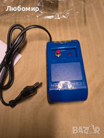 Демагнетизатор за часовници, син механичен демагнетизатор за ръчни часовници, лек инструмент

, снимка 6 - Друга електроника - 50482104