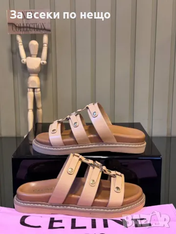 Celine Дамски Чехли Селин - Налични Различни Цветове Код E274, снимка 7 - Чехли - 50415319