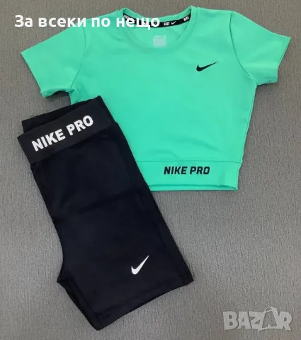 Nike Дамски Спортен Комплект Тениска И Клин🔝Дамски Спортен Екип Найк - Различни Цветове Код LFS335, снимка 9 - Спортни екипи - 49612738
