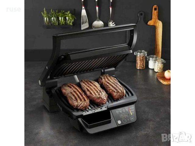 НОВИ! Грил скара TEFAL Optigrill GC7P0810 2000W 3 автоматични програми , снимка 8 - Скари - 54144759