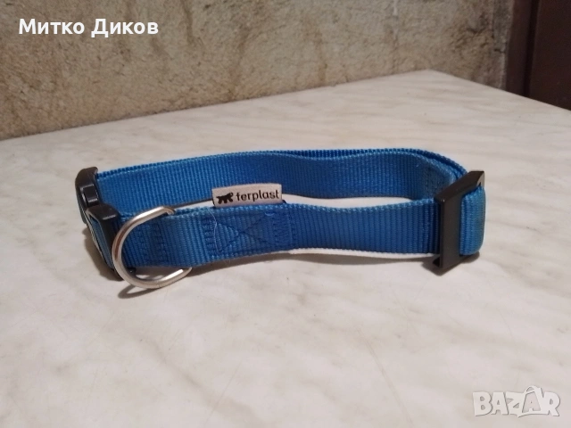 Нашийник промазан плат нов 49 см на 25 мм, снимка 4 - За кучета - 53963982