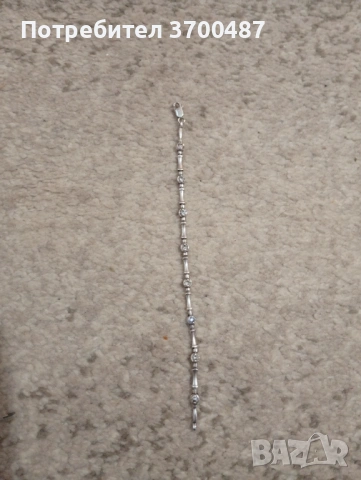 сребърна гривна, снимка 2 - Гривни - 53415278