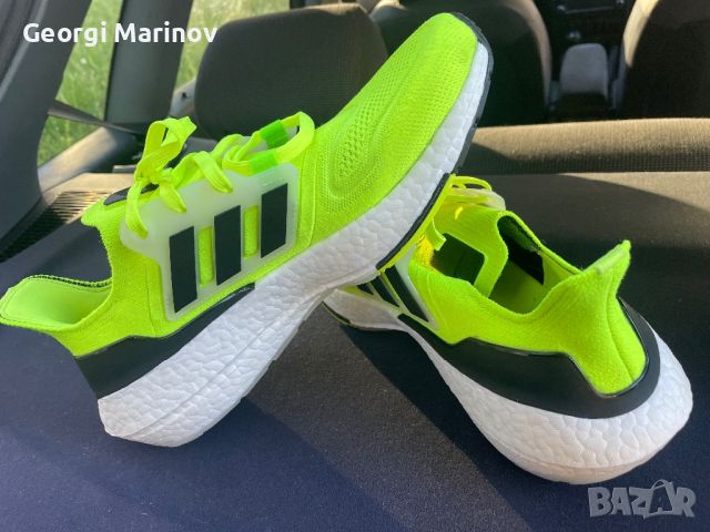 Adidas Ultraboost 22 neon green, снимка 4 - Маратонки - 45178294