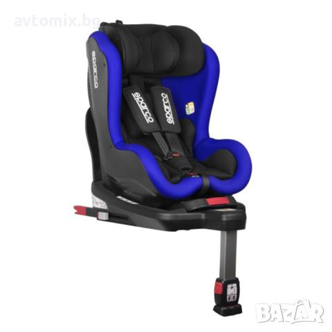 Детско столче за кола 0-18 кг, SPARCO, черно/синьо, снимка 2 - Столчета за кола и колело - 45840441