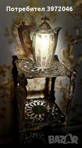 Антикварен викториански сет за чай , снимка 6 - Антикварни и старинни предмети - 50421501