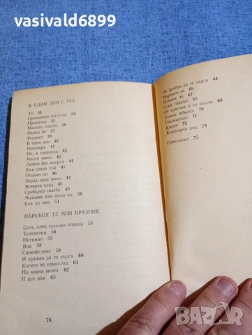 Дамян Дамянов - любовна лирика , снимка 6 - Българска литература - 51479206