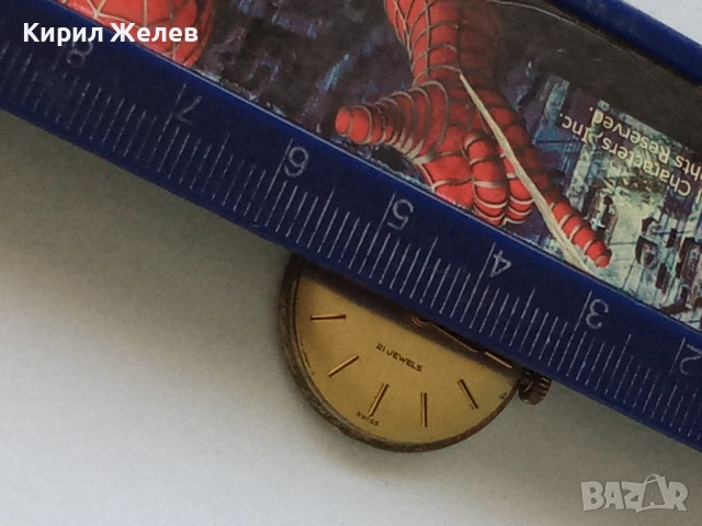 Механизъм с циферблат от стар ръчен часовник 52060, снимка 7 - Мъжки - 52273759