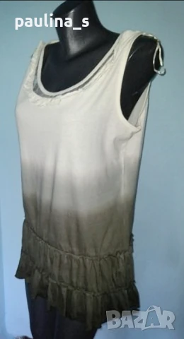 Три различни броя / Памучна еластична туника "Н&М", "Okay" by S'Oliver и Италианска , снимка 10 - Туники - 28718158