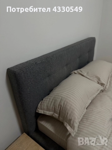 Текстилна рамка за легло 140/200, снимка 2 - Спални и легла - 52336941