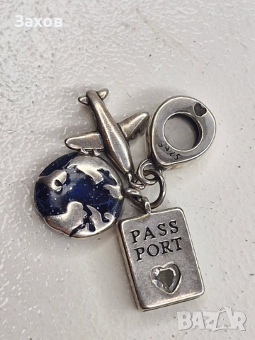 Гривна сребро с 23 броя талисмани , снимка 12 - Гривни - 53730695