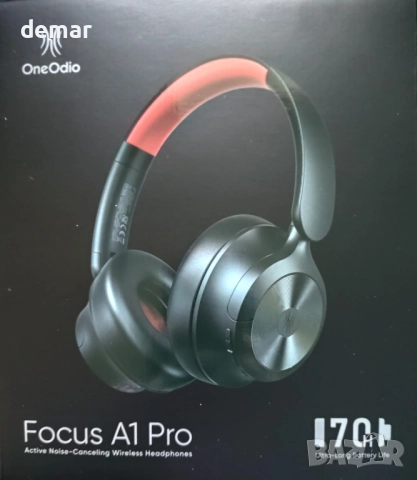 OneOdio Focus A1 Pro Безжични слушалки с активно шумопотискане,червени, снимка 9 - Bluetooth слушалки - 52973485