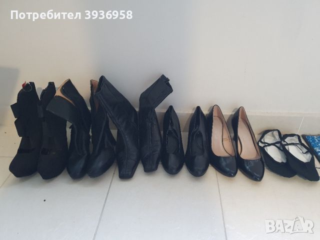 6 чифта обувки и 1 чифт цвички, снимка 1 - Дамски обувки на ток - 46117862