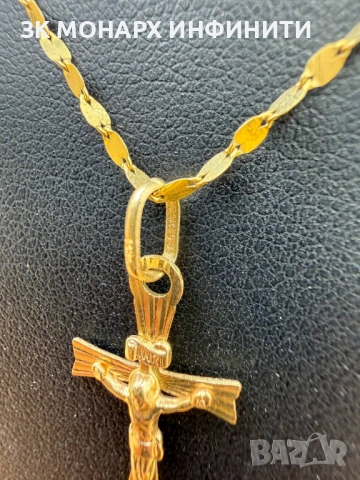 Златен ланец /585/, снимка 9 - Колиета, медальони, синджири - 53165725