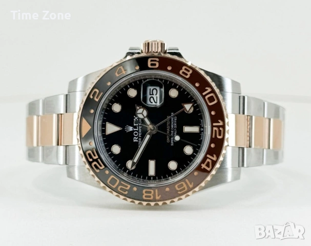 Rolex GMT-Master II 40mm Two-Tone Rose Gold 'Root Beer' Automatic Различни Варианти, снимка 4 - Мъжки - 54048990