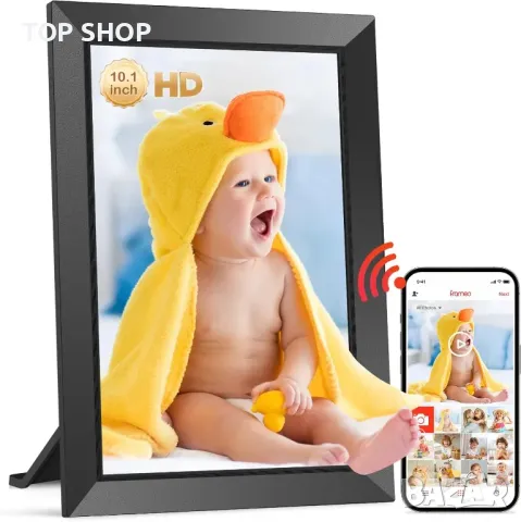 Цифрова фоторамка Frameo-10.1" WiFi IPS сензорен екран 1280 * 800,32GB