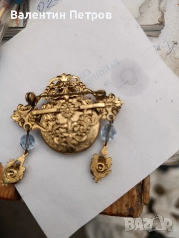 стара испснска брошка, снимка 2 - Други ценни предмети - 53824880