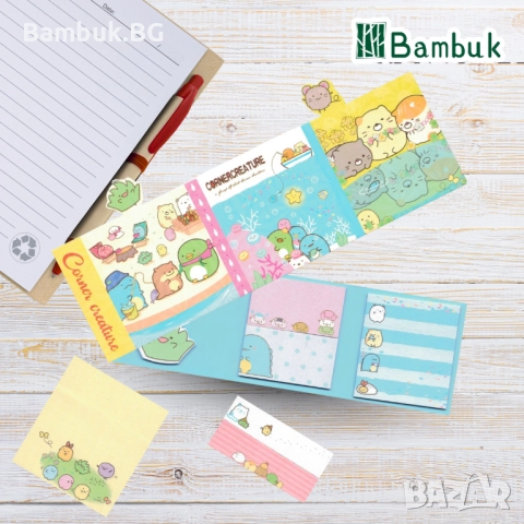 Лепящи бележки “Corner creatures”, снимка 12 - Други - 52579045