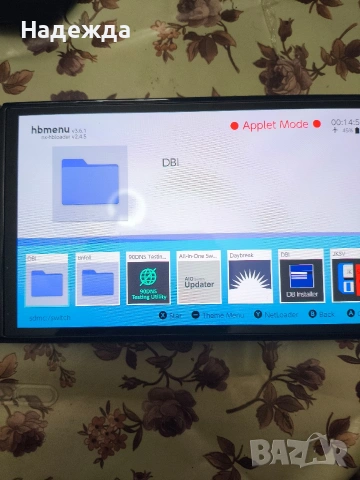 Хакнато Nintendo Switch OLED-128gb, снимка 2 - Nintendo конзоли - 53133192