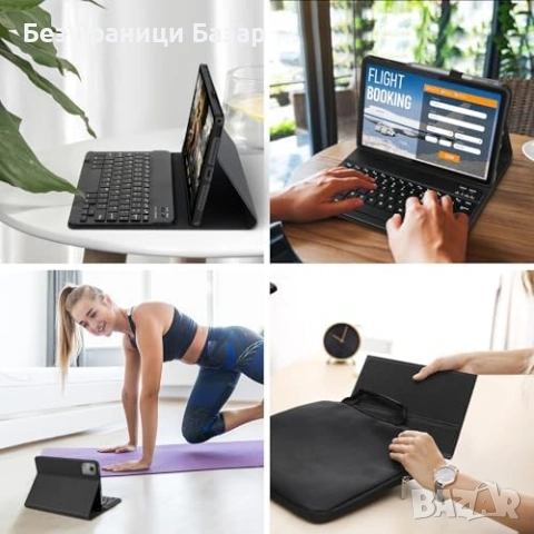 Нов Калъф клавиатура за Lenovo Idea Tab 11 2025 TB-336FU UK черен кейс, снимка 2 - Друга електроника - 53681405