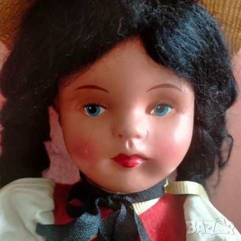 Колекционерска кукла народна носия Celluloid 29 см, снимка 12 - Колекции - 45948645
