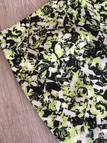Разпродажба на дамски панталони, панталон цвят лайм/черно/бяло, памук, пролетни/летни стилни, снимка 10 - Панталони - 50220706