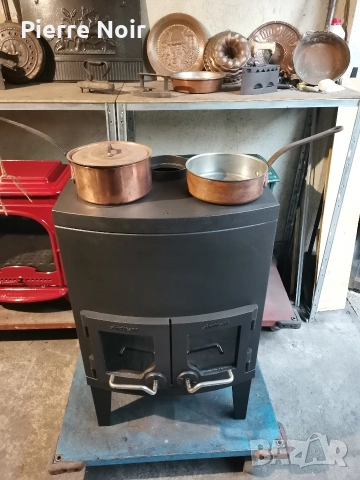 Скандинавска чугунена печка 