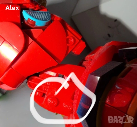 Iron spider man bust lego, снимка 4 - Колекции - 53501314