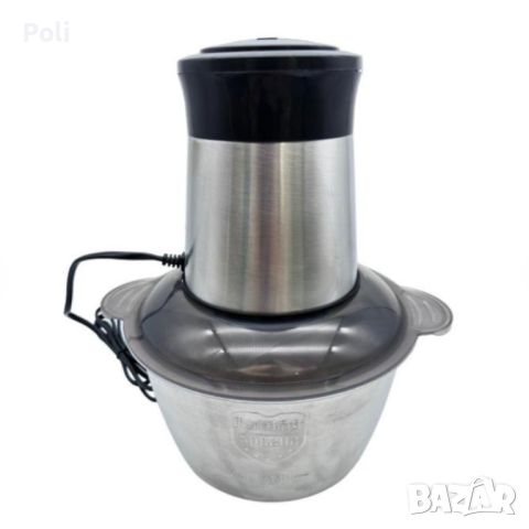 Комбиниран кухненски чопър месомелачка с купа от неръждаема стомана 2 литра YXY-JD-561, снимка 2 - Чопъри и пасатори - 46389415